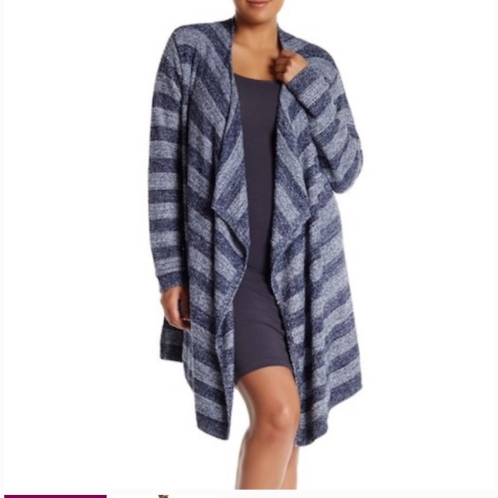 Barefoot Dreams Striped Cardigan